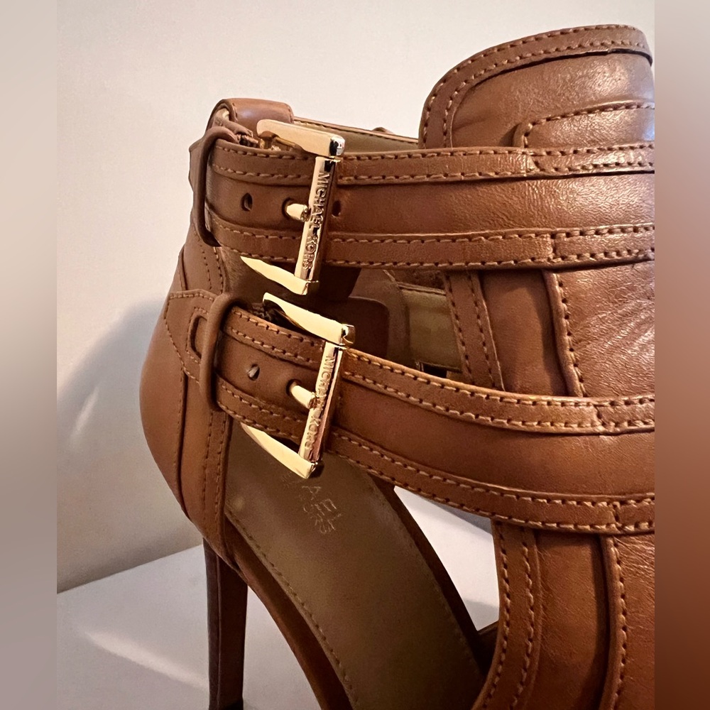 Michael Kors Blaze Bootie in Camel color - Picture 6 of 11
